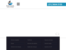 Tablet Screenshot of pousadailhadoslobos.com.br
